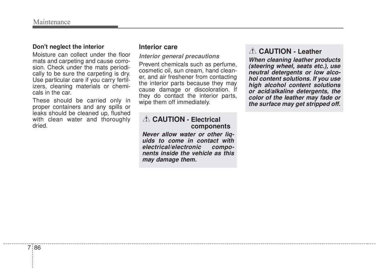 KIA Rio Pride UB owners manual / page 417