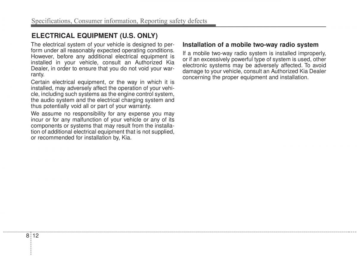 KIA Rio Pride UB owners manual / page 434