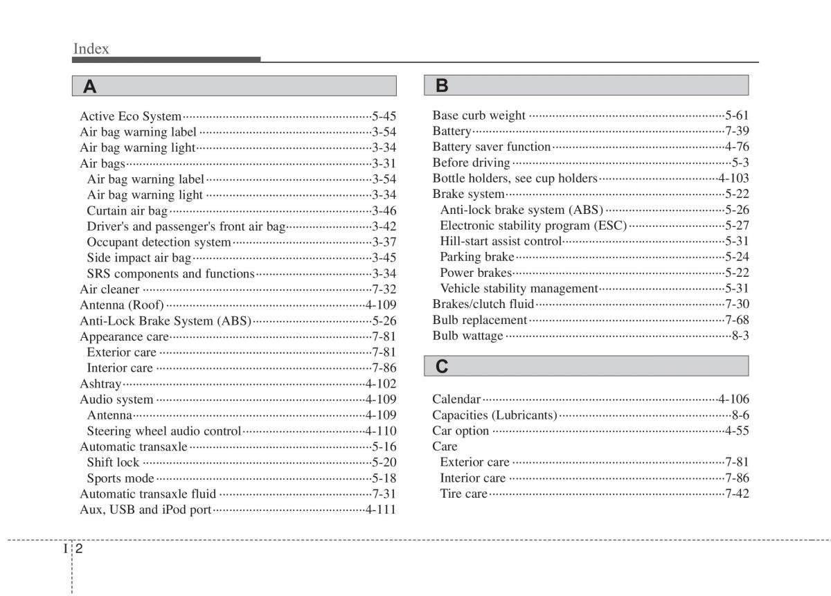 KIA Rio Pride UB owners manual / page 438