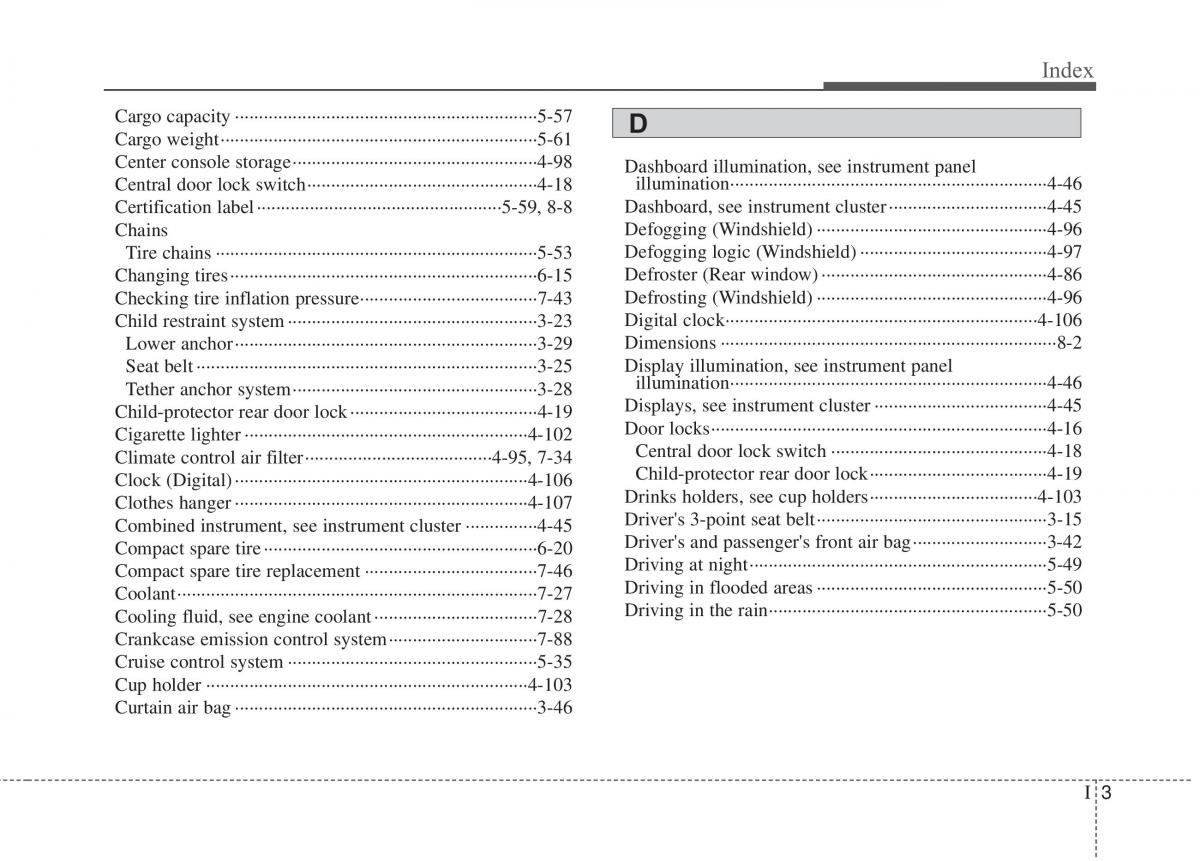 KIA Rio Pride UB owners manual / page 439