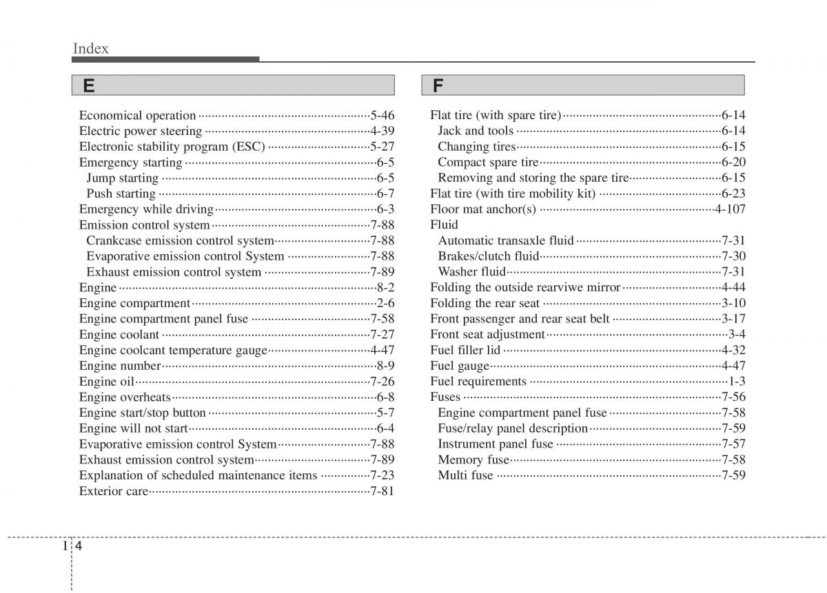 KIA Rio Pride UB owners manual / page 440