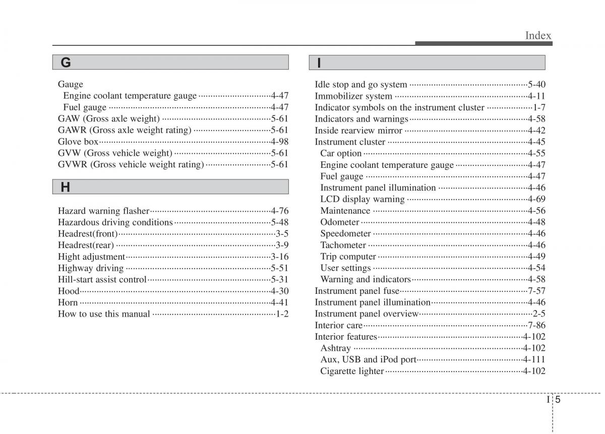 KIA Rio Pride UB owners manual / page 441