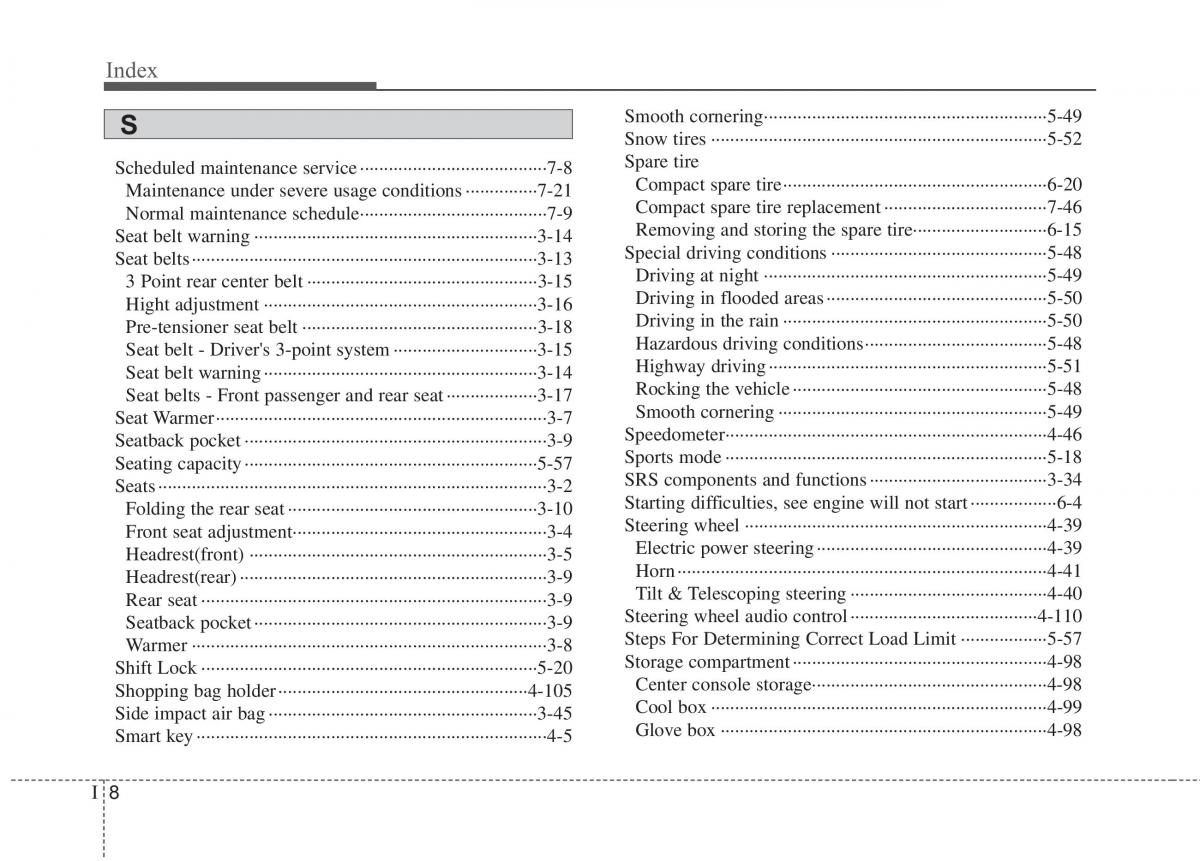 KIA Rio Pride UB owners manual / page 444