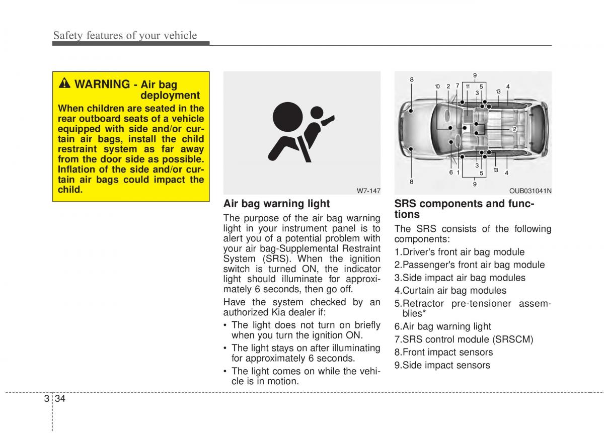 KIA Rio Pride UB owners manual / page 51