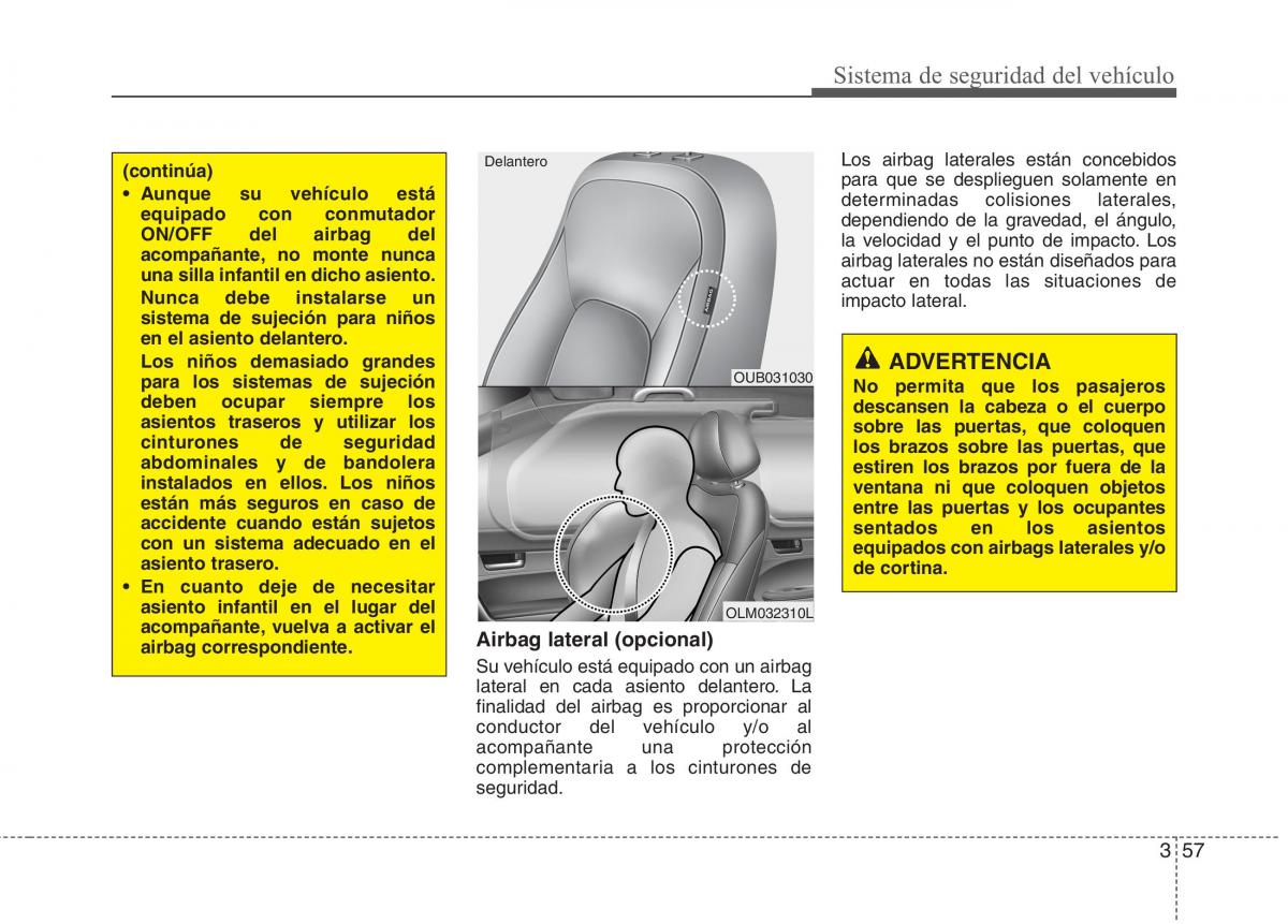 KIA Rio Pride UB manual del propietario / page 69