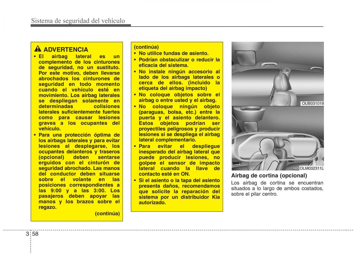 KIA Rio Pride UB manual del propietario / page 70