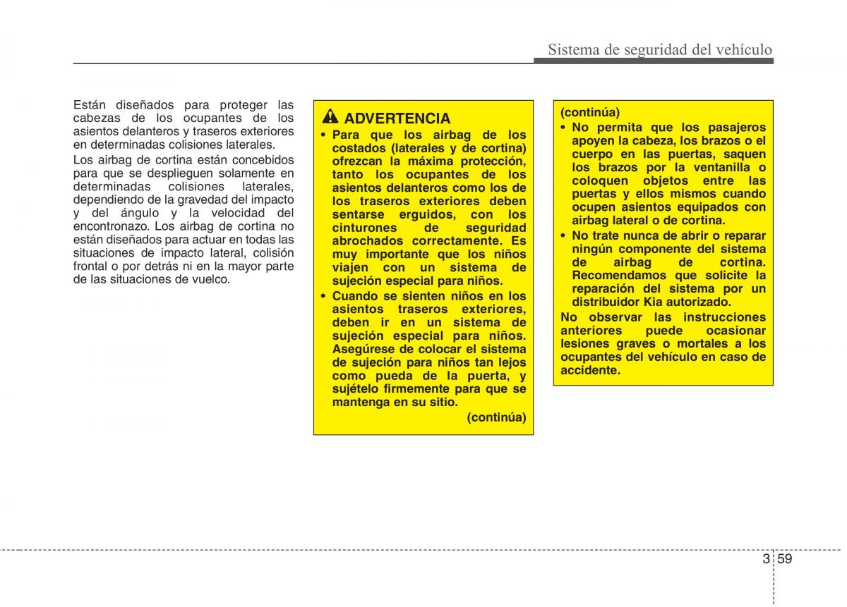 KIA Rio Pride UB manual del propietario / page 71