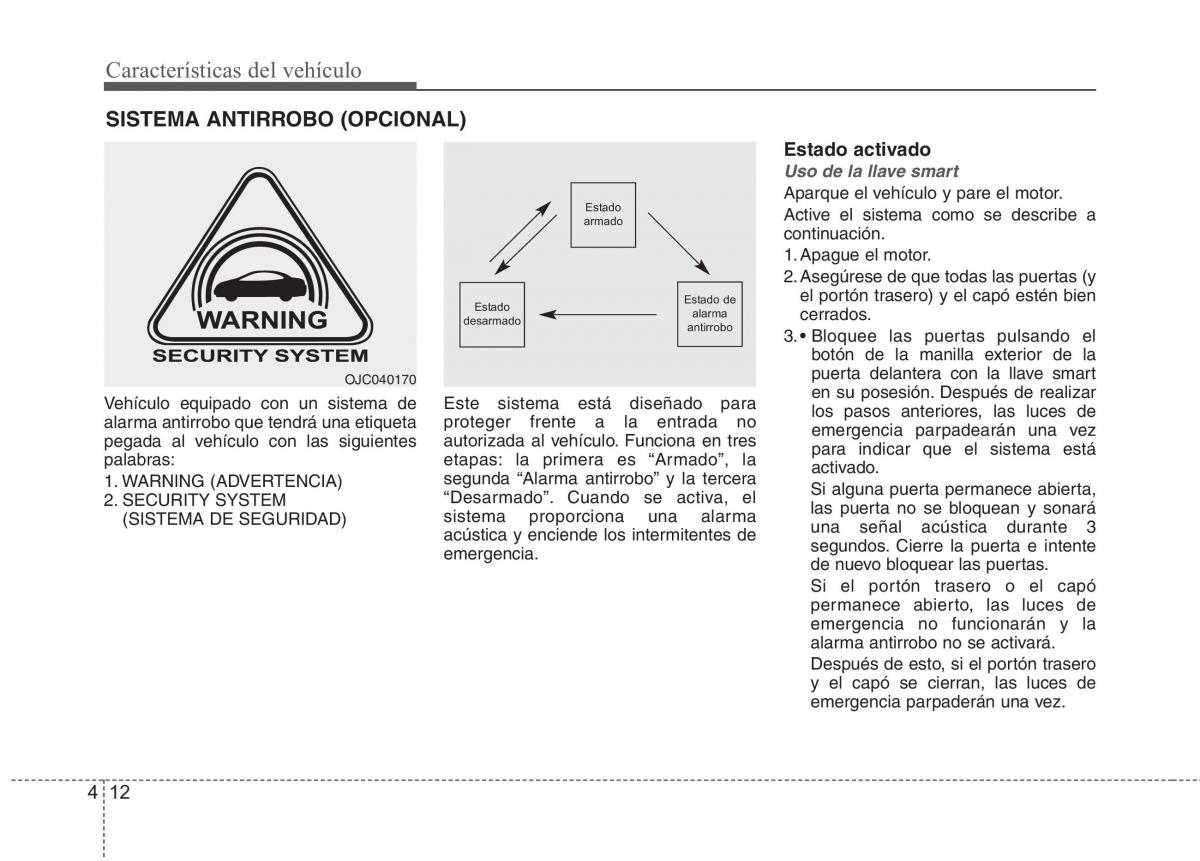 KIA Rio Pride UB manual del propietario / page 91