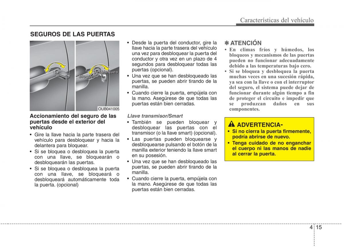 KIA Rio Pride UB manual del propietario / page 94