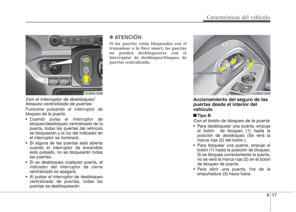 KIA Rio Pride UB manual del propietario / page 96