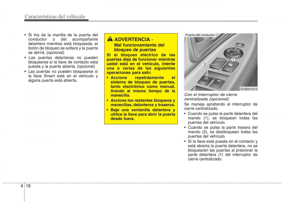 KIA Rio Pride UB manual del propietario / page 97