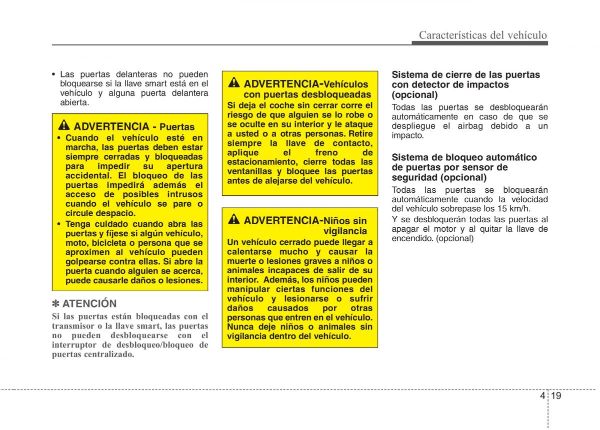 KIA Rio Pride UB manual del propietario / page 98