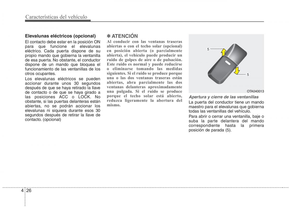 KIA Rio Pride UB manual del propietario / page 105