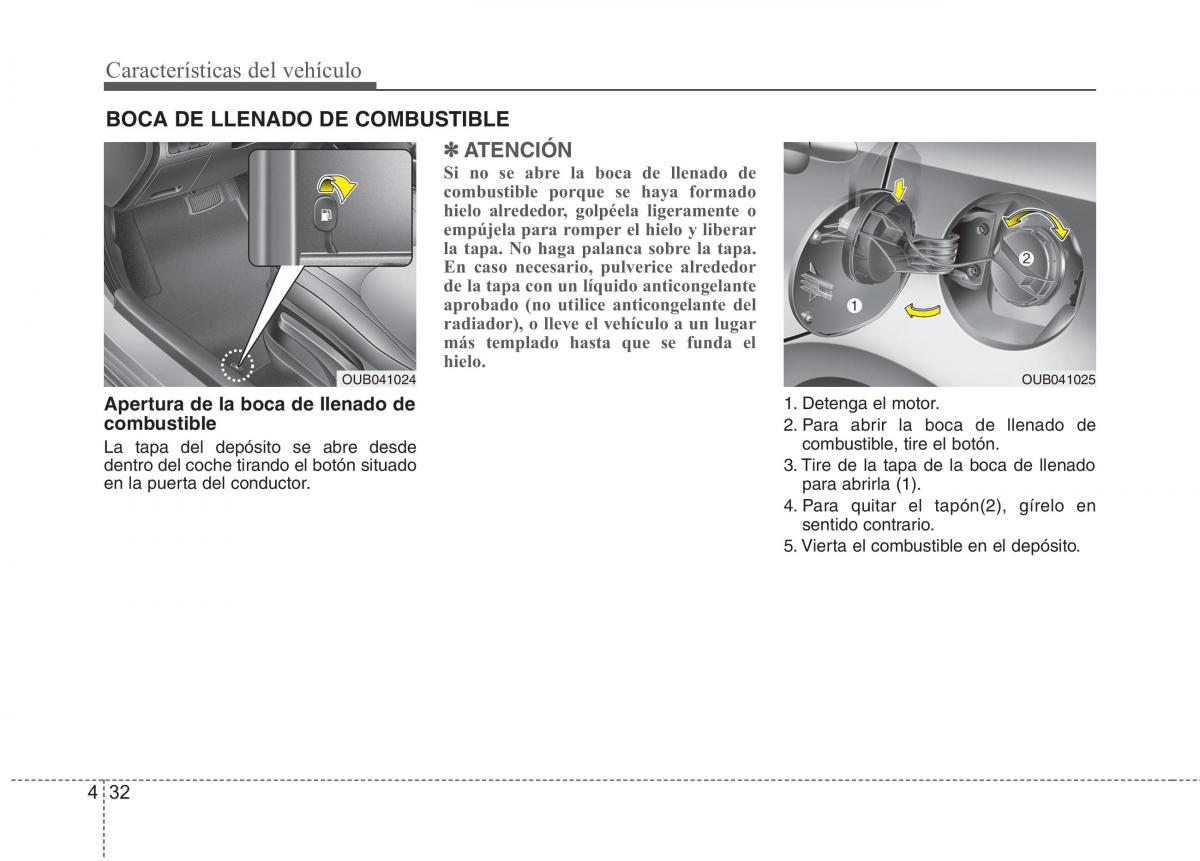 KIA Rio Pride UB manual del propietario / page 111