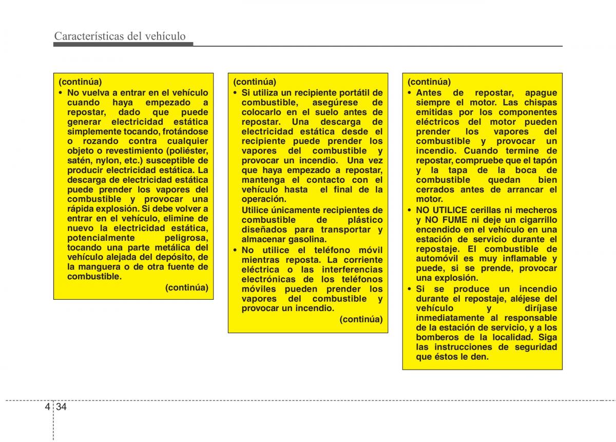 KIA Rio Pride UB manual del propietario / page 113