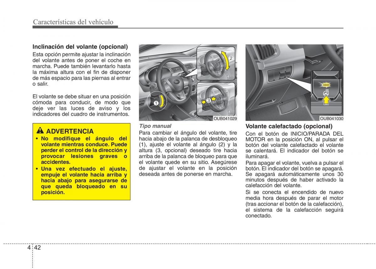 KIA Rio Pride UB manual del propietario / page 121