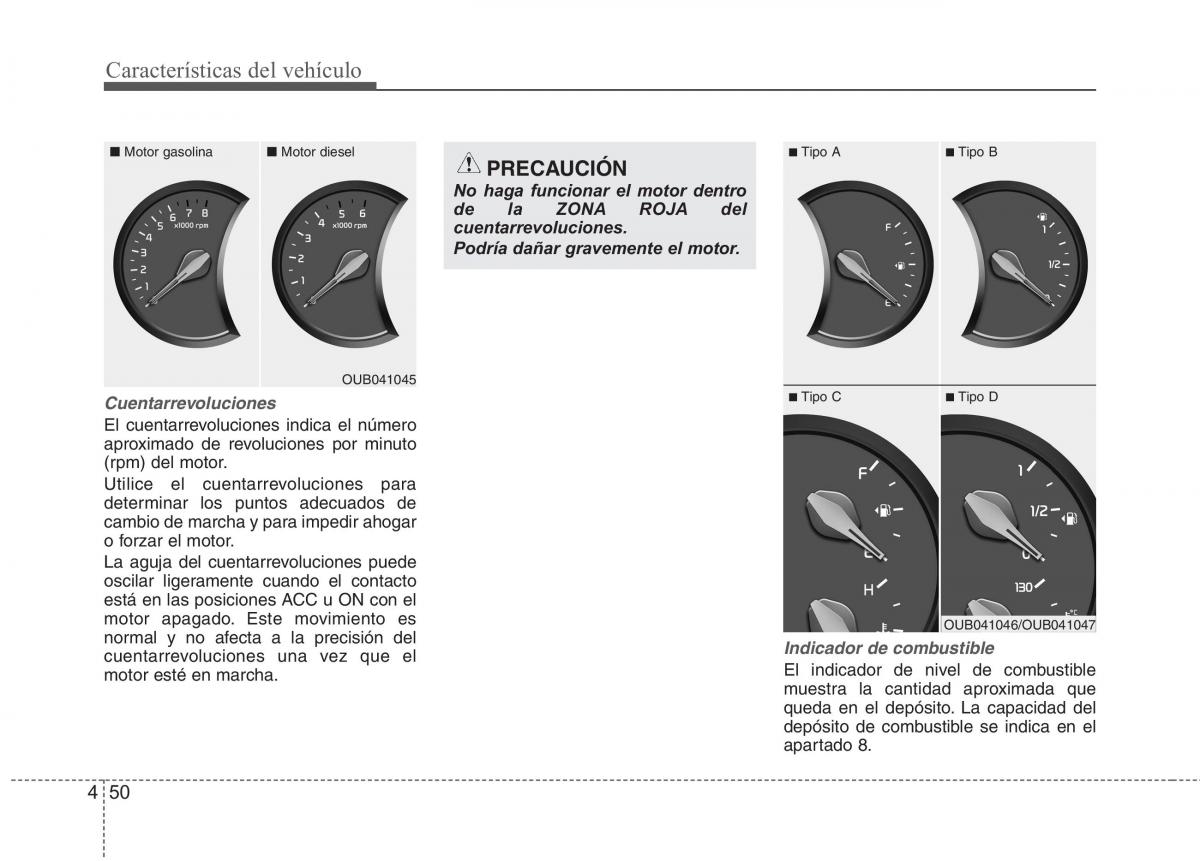 KIA Rio Pride UB manual del propietario / page 129