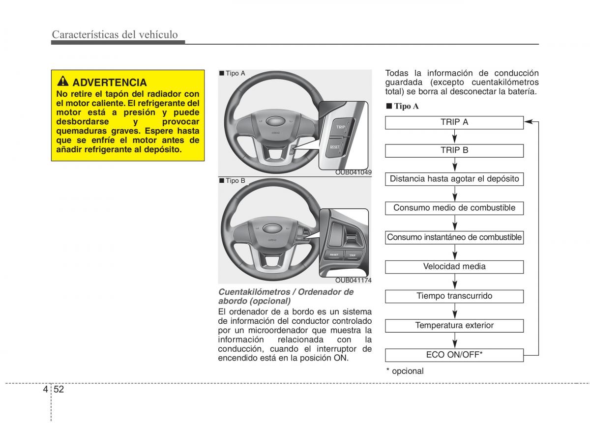 KIA Rio Pride UB manual del propietario / page 131