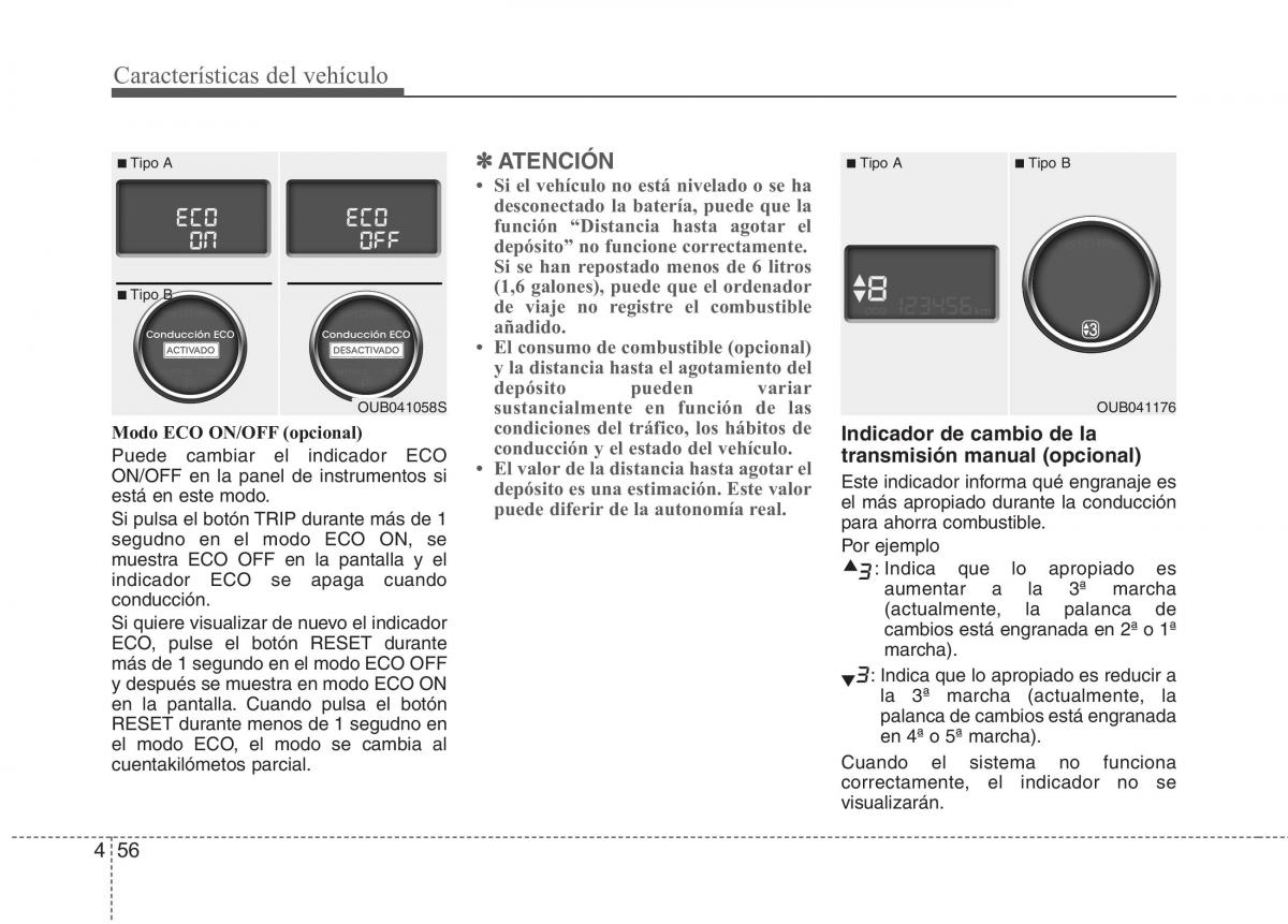 KIA Rio Pride UB manual del propietario / page 135