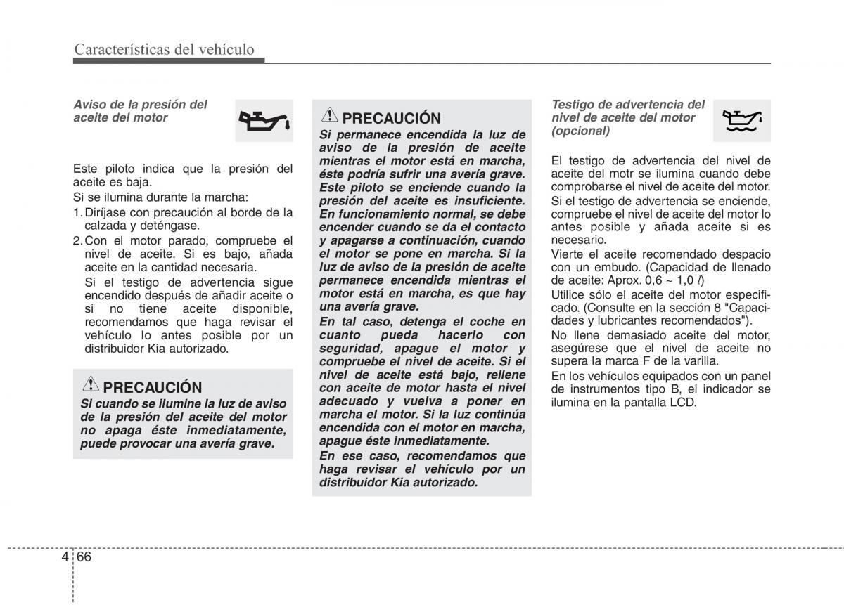 KIA Rio Pride UB manual del propietario / page 145