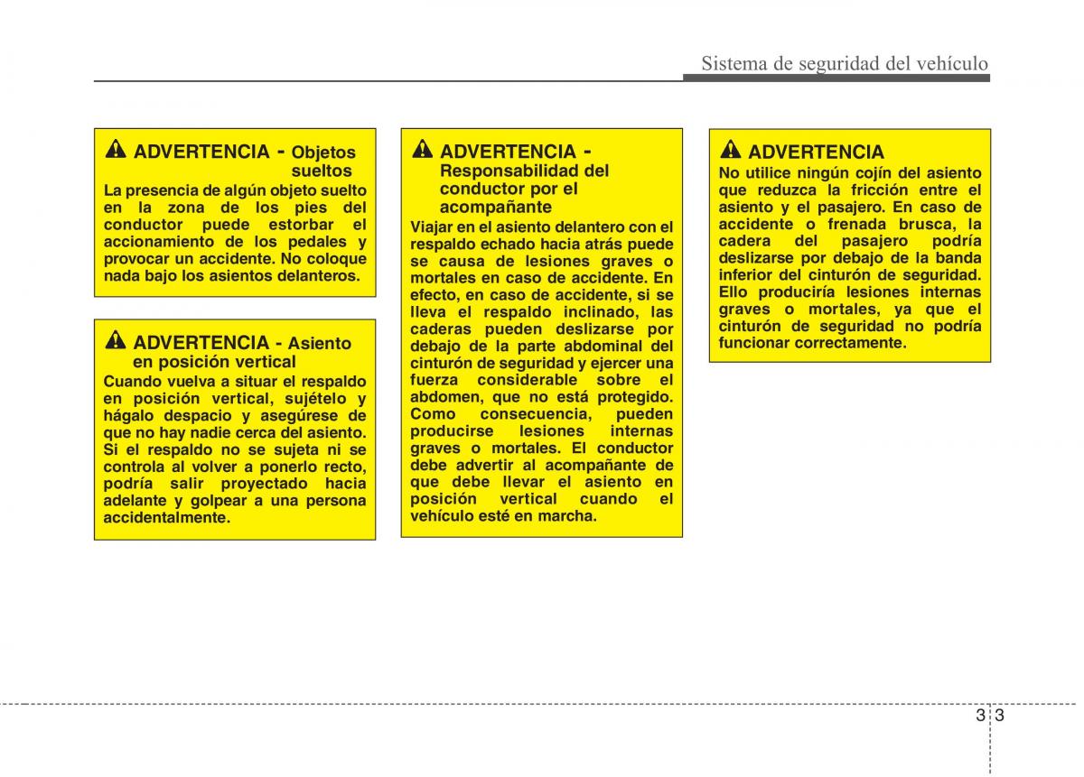 KIA Rio Pride UB manual del propietario / page 15