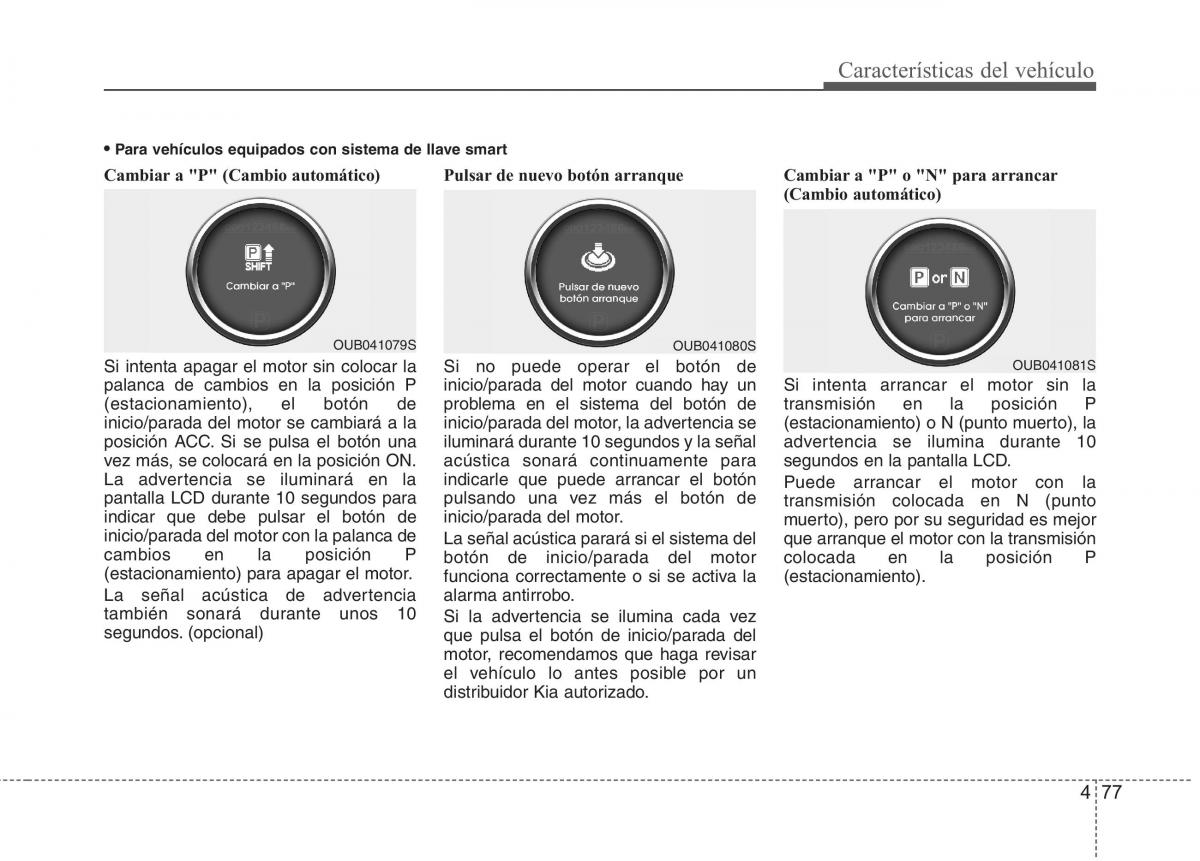 KIA Rio Pride UB manual del propietario / page 156