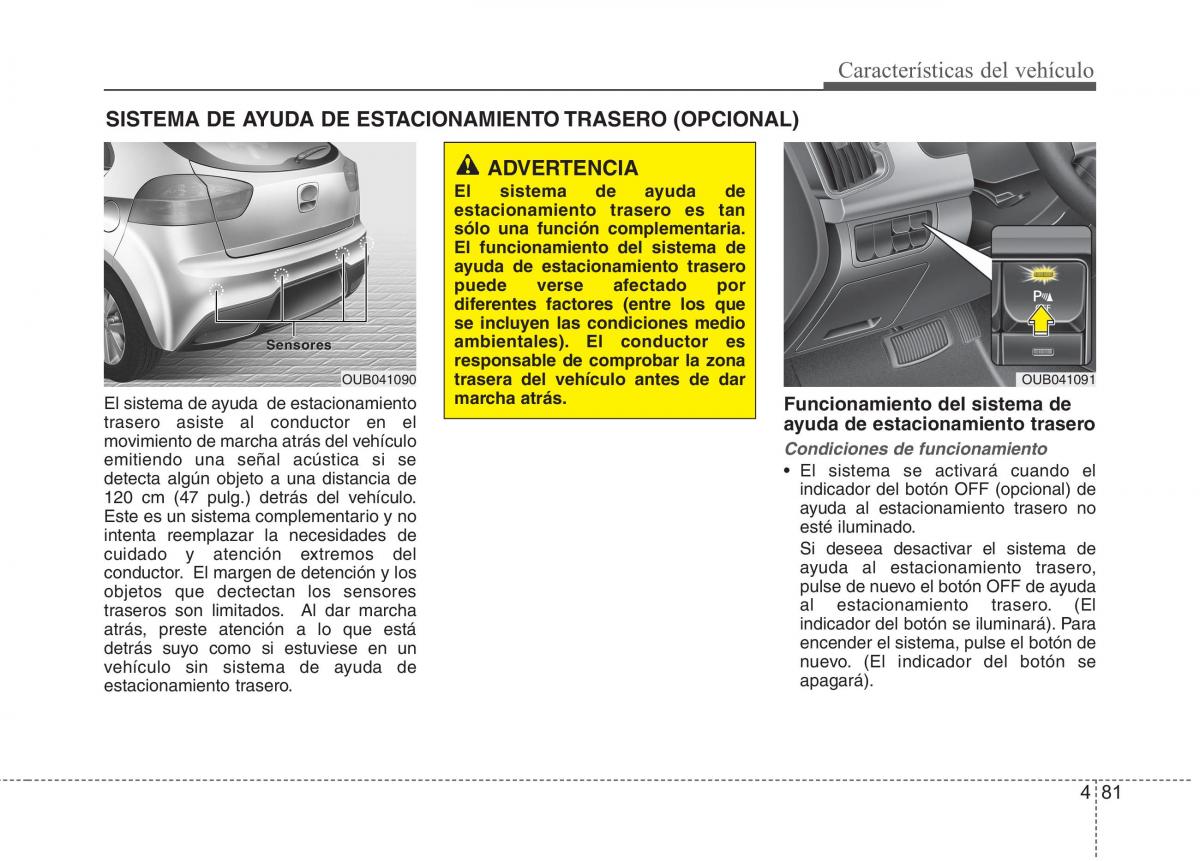 KIA Rio Pride UB manual del propietario / page 160