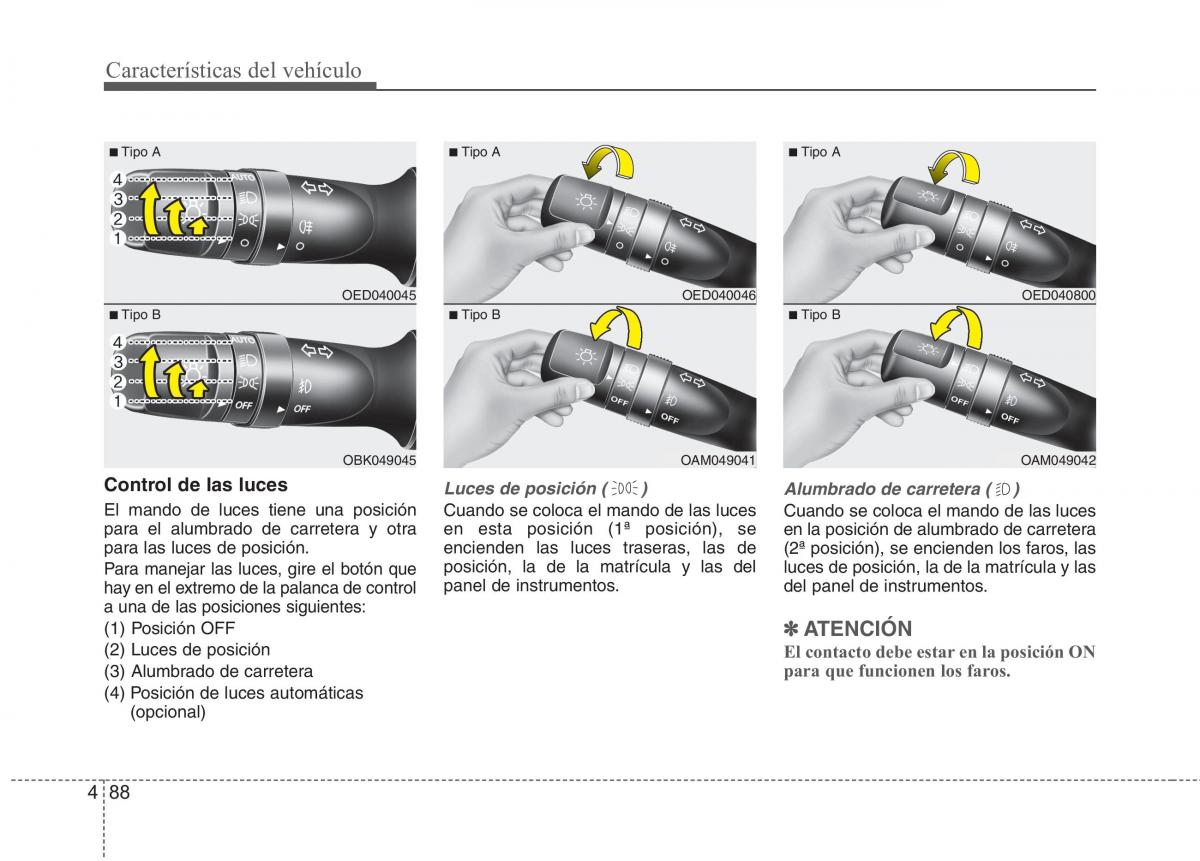 KIA Rio Pride UB manual del propietario / page 167