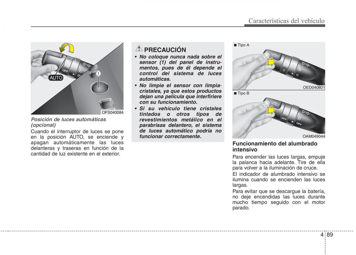 KIA Rio Pride UB manual del propietario / page 168