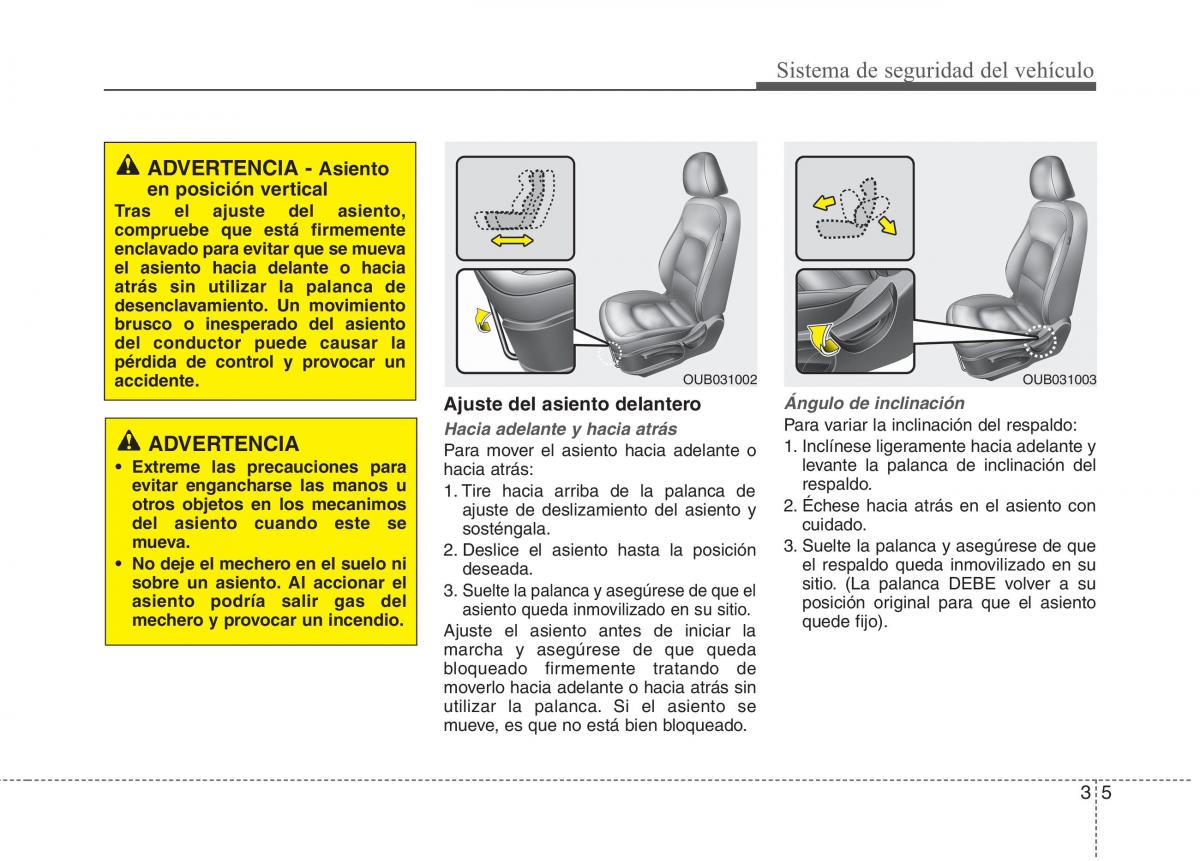 KIA Rio Pride UB manual del propietario / page 17