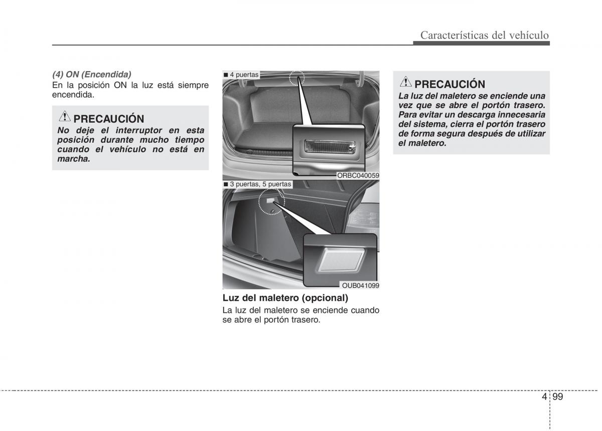 KIA Rio Pride UB manual del propietario / page 178