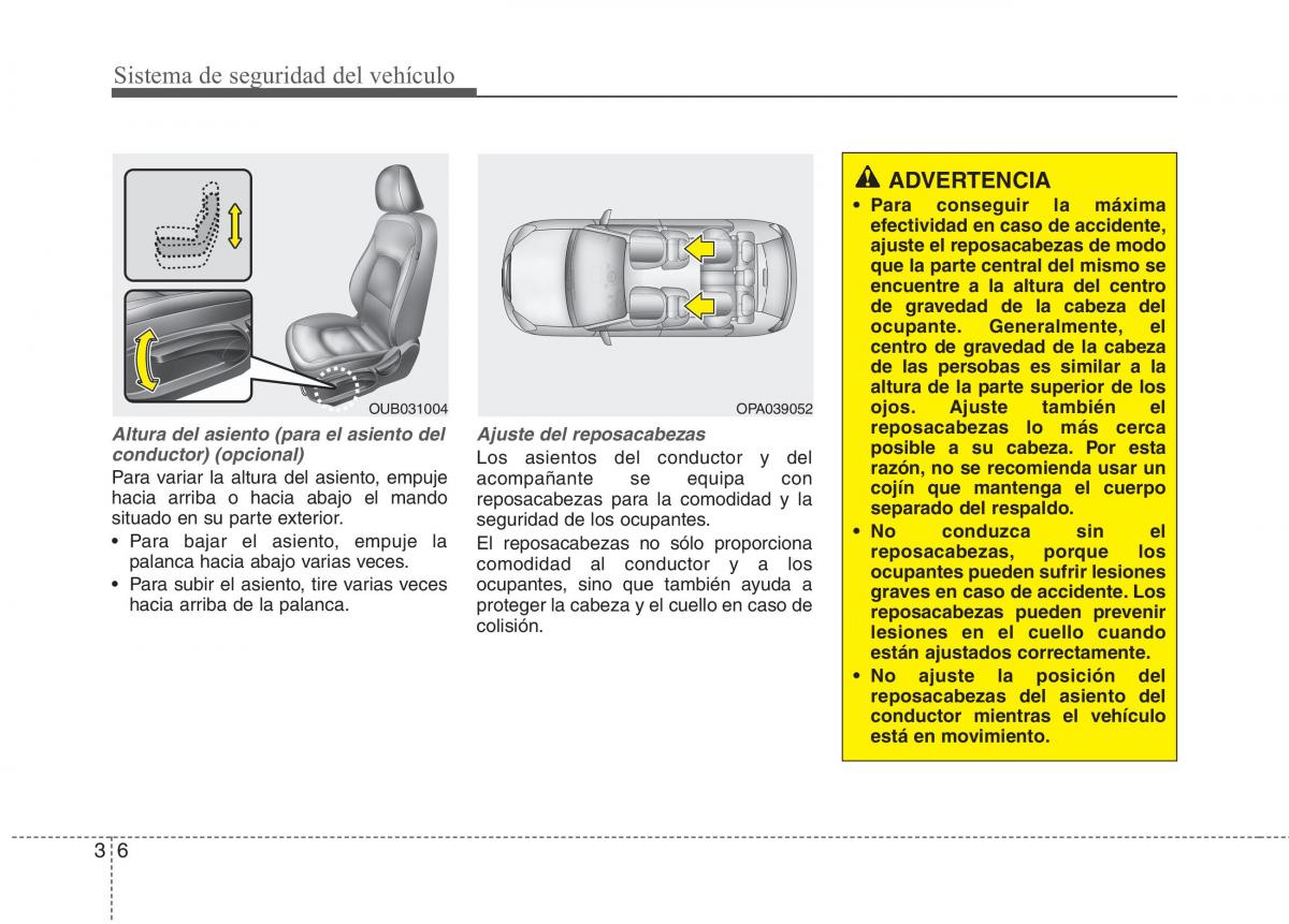 KIA Rio Pride UB manual del propietario / page 18