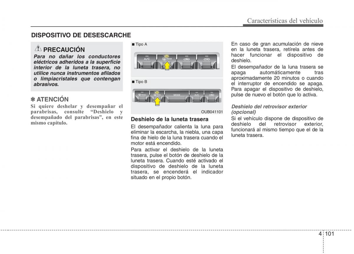 KIA Rio Pride UB manual del propietario / page 180