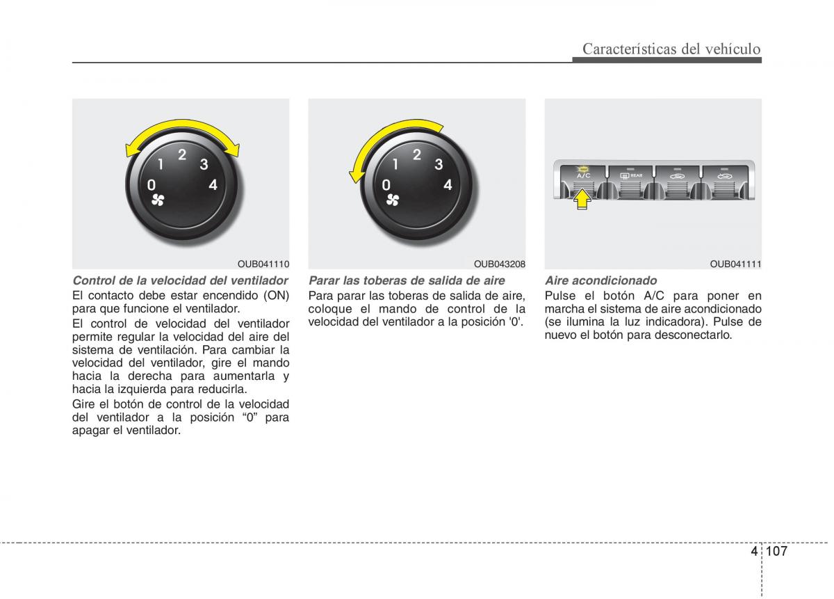 KIA Rio Pride UB manual del propietario / page 186