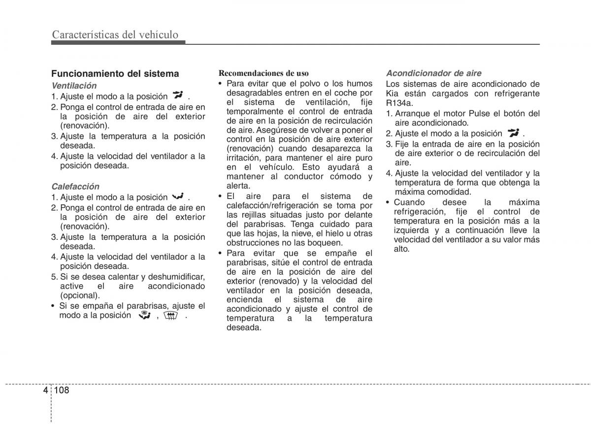 KIA Rio Pride UB manual del propietario / page 187