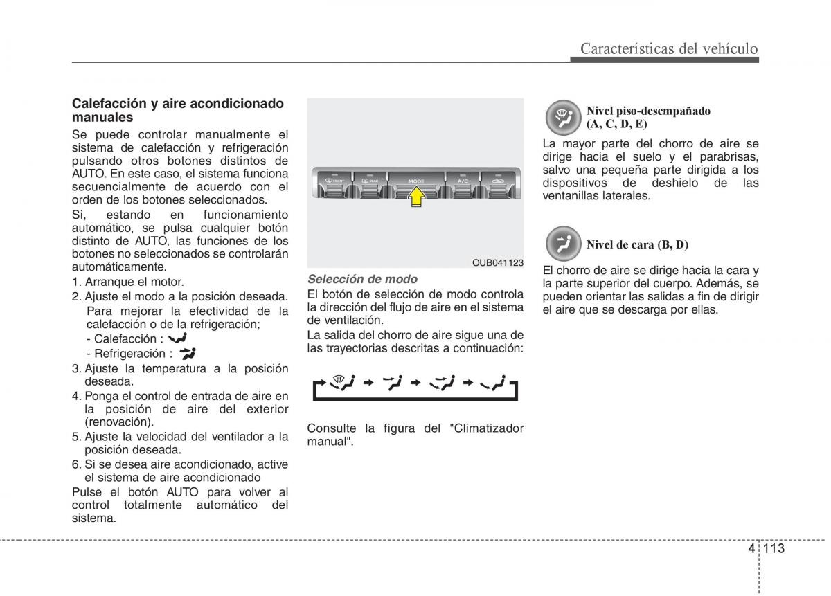 KIA Rio Pride UB manual del propietario / page 192