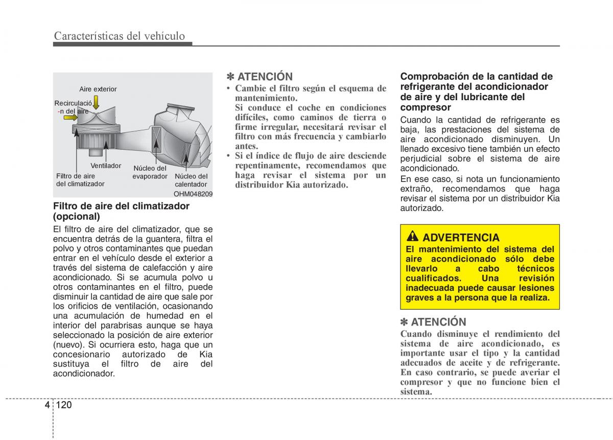 KIA Rio Pride UB manual del propietario / page 199