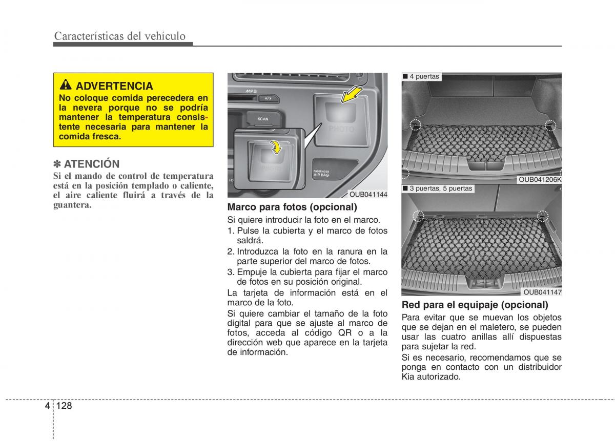 KIA Rio Pride UB manual del propietario / page 207