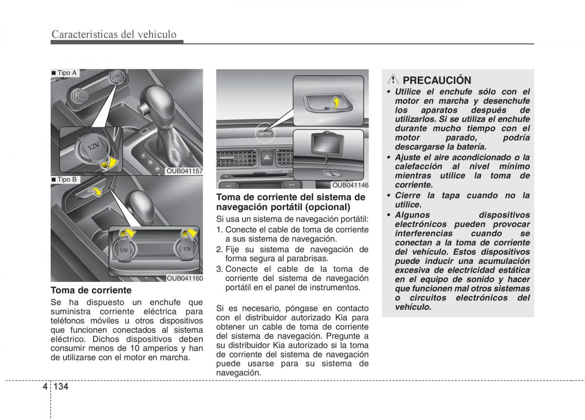 KIA Rio Pride UB manual del propietario / page 213