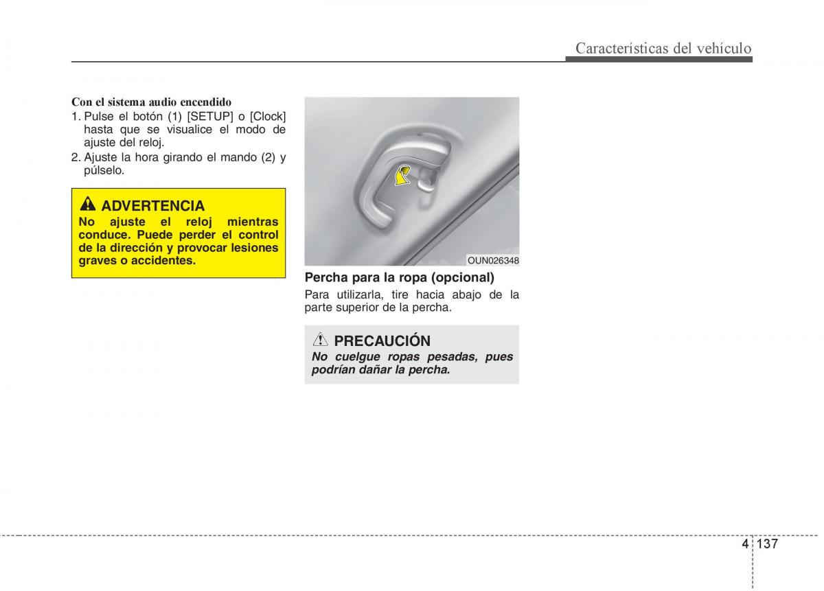 KIA Rio Pride UB manual del propietario / page 216