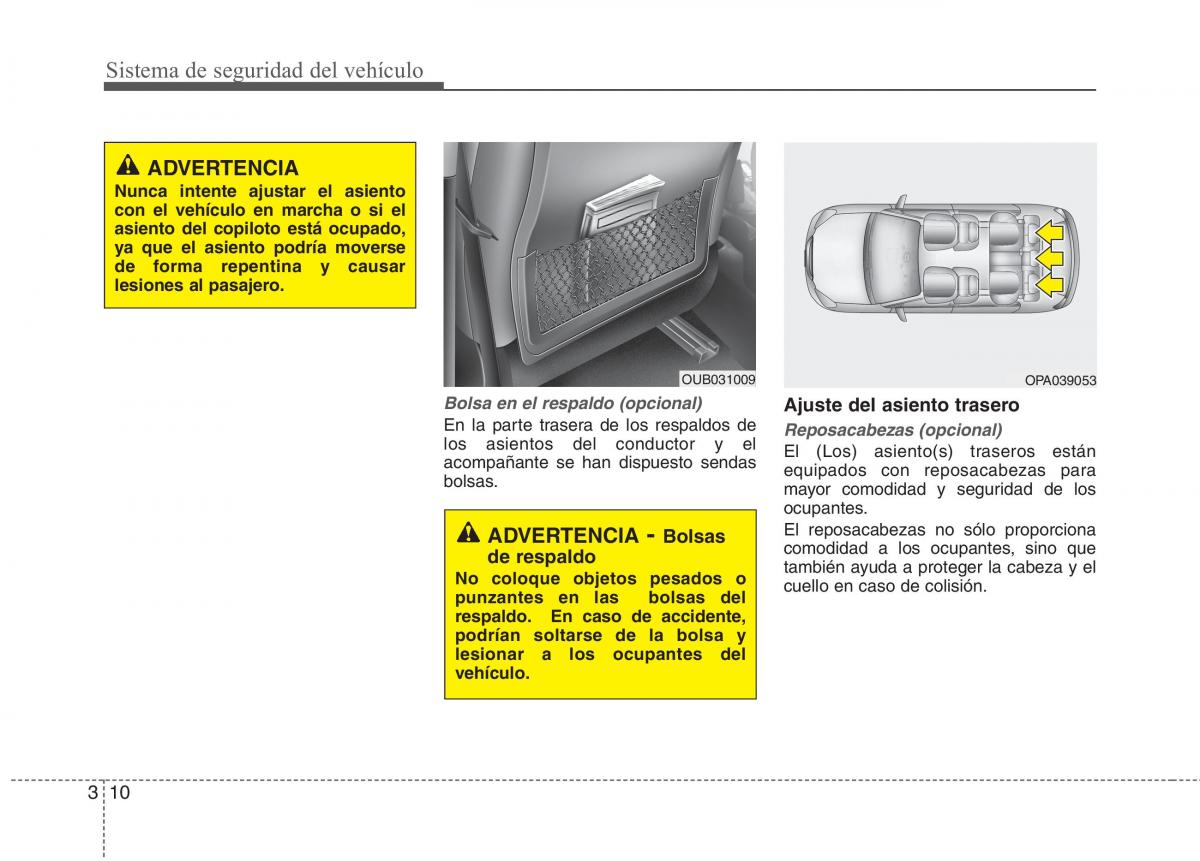 KIA Rio Pride UB manual del propietario / page 22