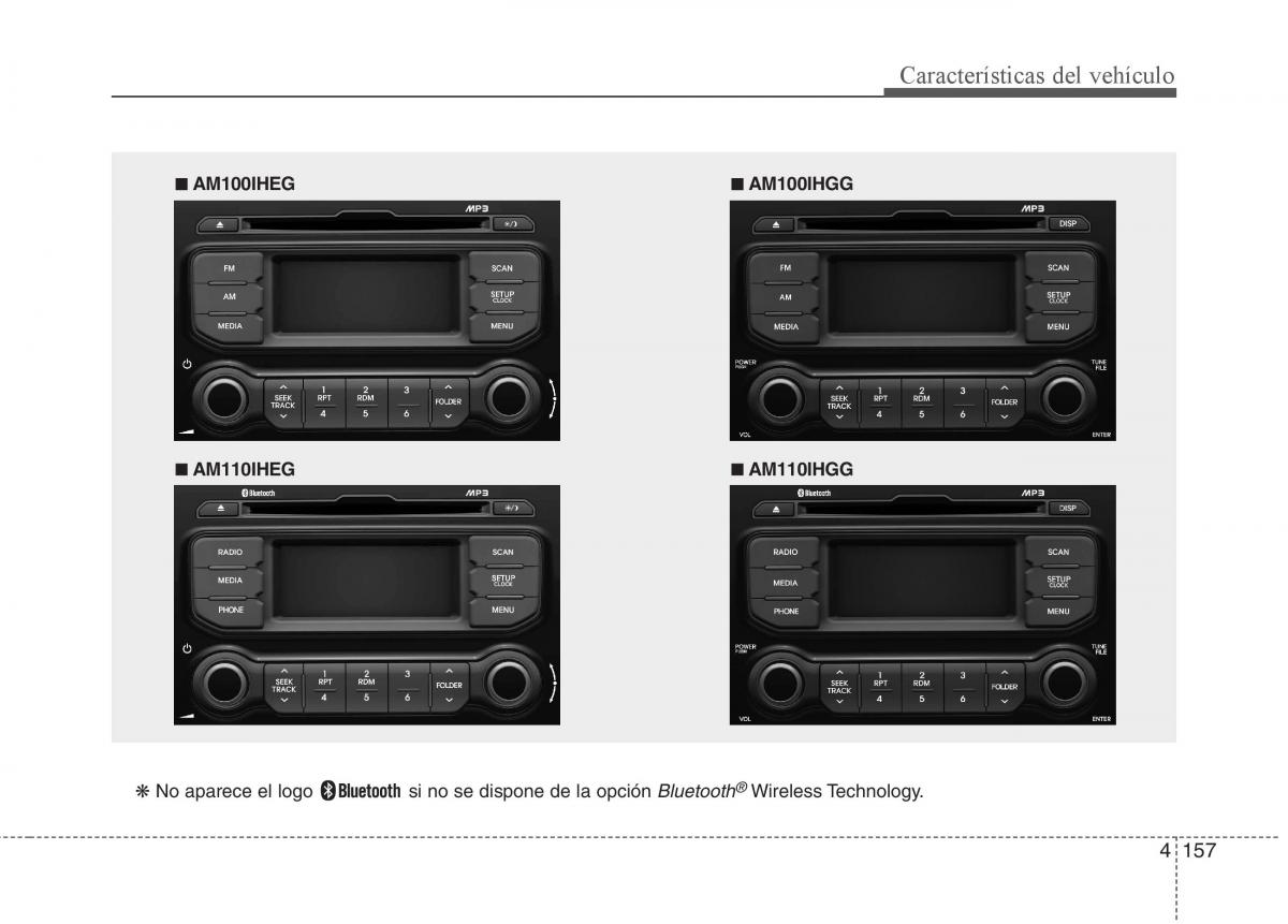 KIA Rio Pride UB manual del propietario / page 236