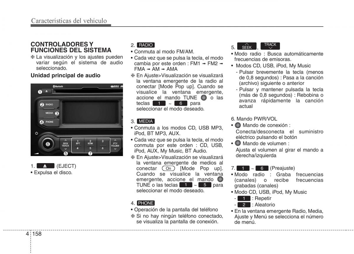 KIA Rio Pride UB manual del propietario / page 237