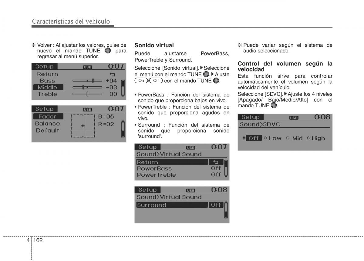 KIA Rio Pride UB manual del propietario / page 241