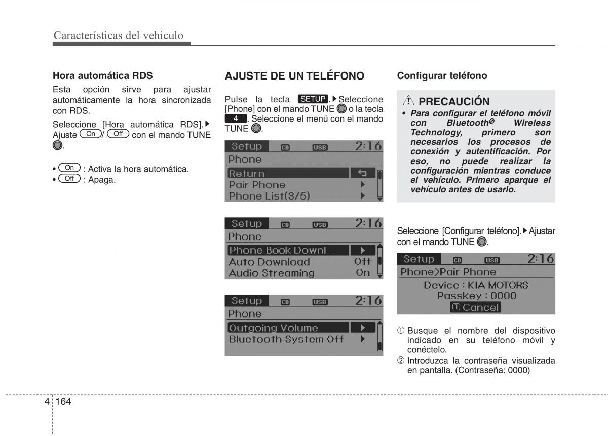 KIA Rio Pride UB manual del propietario / page 243