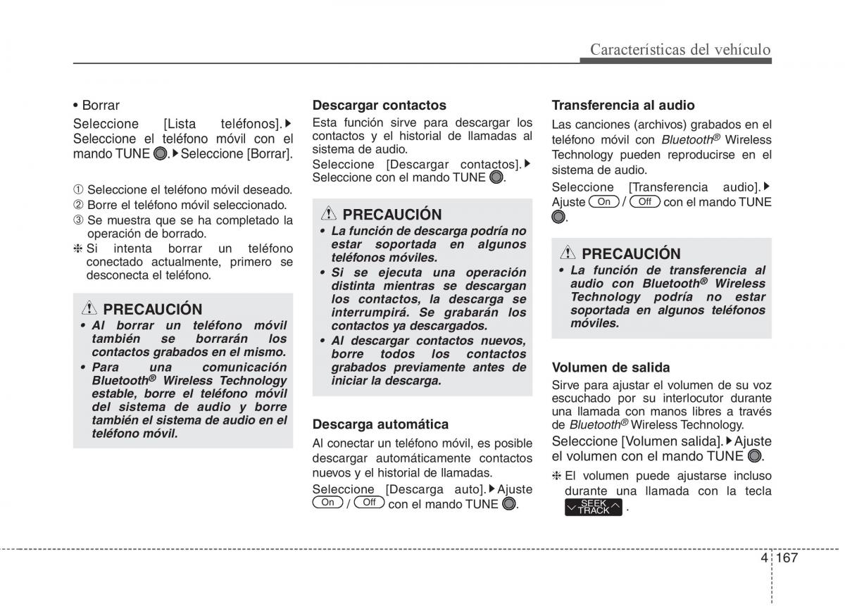 KIA Rio Pride UB manual del propietario / page 246