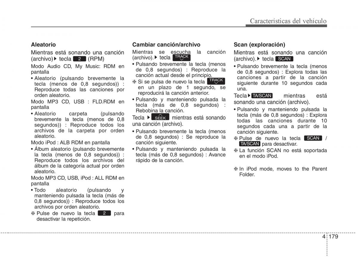 KIA Rio Pride UB manual del propietario / page 258