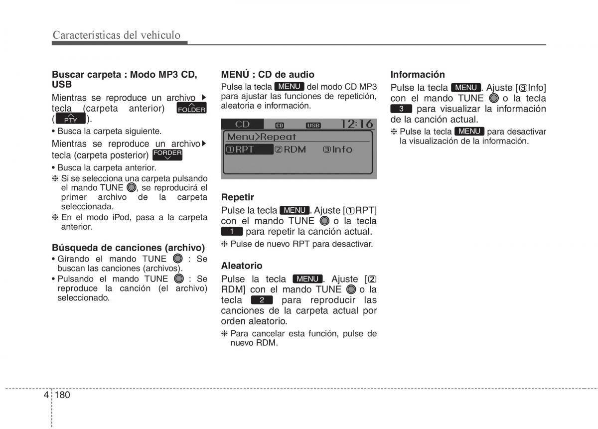 KIA Rio Pride UB manual del propietario / page 259