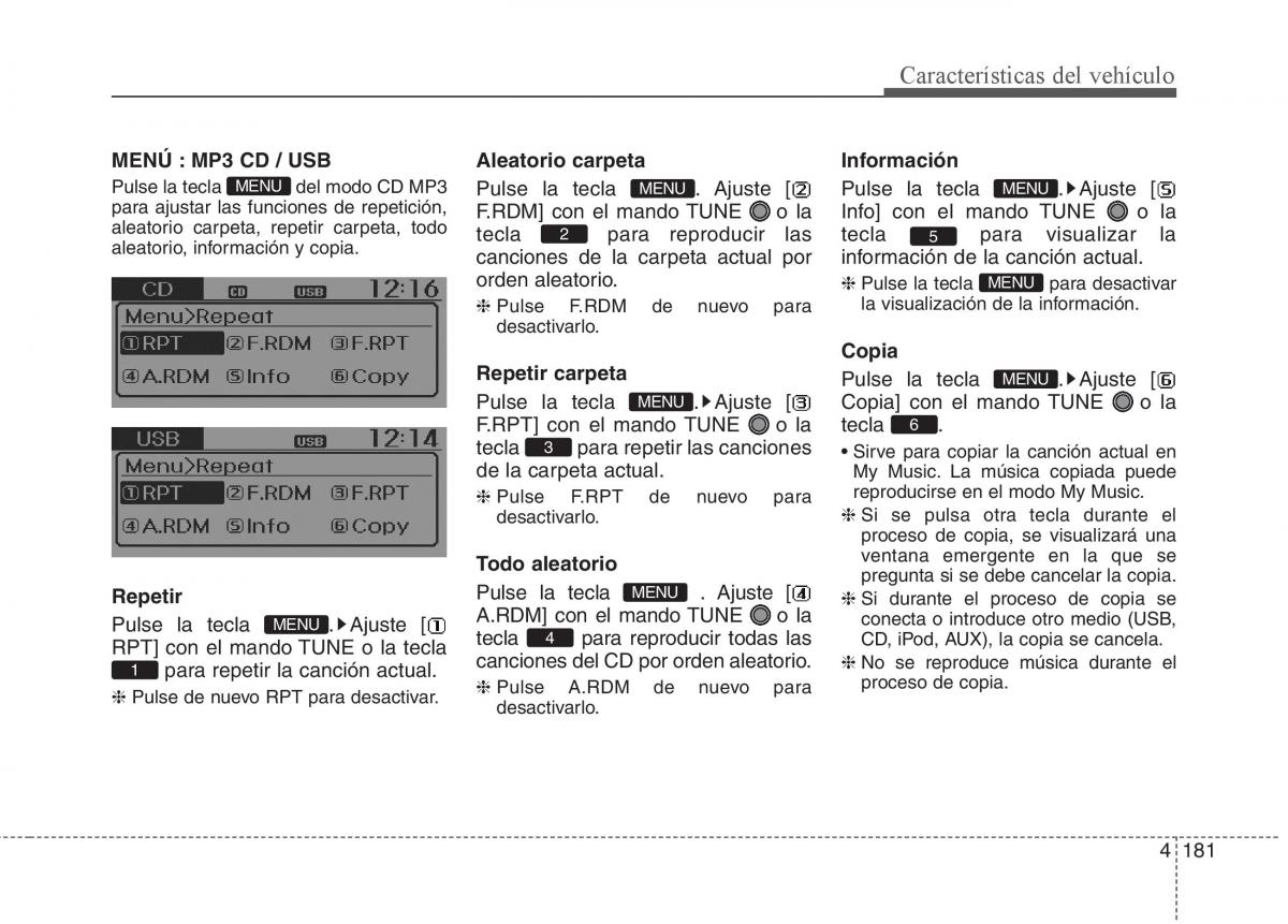 KIA Rio Pride UB manual del propietario / page 260