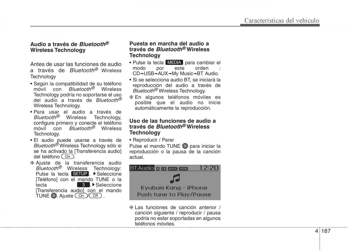 KIA Rio Pride UB manual del propietario / page 266